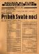 Praha-Nové Město, Divadlo Na Slupi, Příběh Svaté noci - plakát, 1938