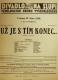 Divadlo Na Slupi, Už je s tím konec - plakát, 1929