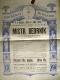 USA, Chicago, Divadlo Slovanie, Mistr Bedrník a jeho chasa, 1890 - plakát