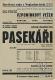 Neplachovice, Místní osvětová rada, Pasekáři - plakát, 1949