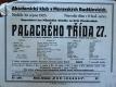 Moravské Budějovice, Akodemický klub, Palackého třída 27 - plakát, 1925