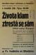 Studánka, SDO, Života klam ztrestá se sám - plakát, 1939