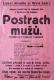 Žďár nad Sázavou, Lidové divadlo, Postrach mužů - plakát, 1926