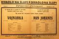 Praha-Nové Město, Divadlo Na Slupi, Vojnarka - Pan Johanes - plakát, 1931