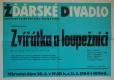 Žďár nad Sázavou, Dětská divadelní scéna, Zvířátka a loupežníci - plakát, 1964