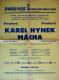 Praha-Vinohrady, Legionáři, Karel Hynek Mácha - plakát, 1937