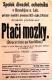 Brandýs nad Labem, Spolek divadelních ochotníků, Ptačí mozky - plakát, 1921