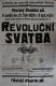 Hořice, Národní socialisté, Revoluční svatba - plakát, 1928