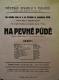 Polička, Ochotníci, Na pevné půdě - plakát, 1920