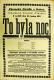 Kolín, Činohra, To byla noc - plakát, 1917