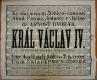 Jičín, Akademici, Král Václav IV. - plakát, 1920