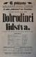 Pardubice, SDO, Dobrodinci lidstva - plakát, 1898