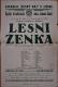 Jičín, Intimní scéna, Lesní ženka - plakát, 1925