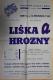 Polička, JKP, Liška a hrozny - plakát, 1962