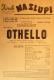 Praha-Nové Město, Vzděl. sbor vyšehradský, Divadlo Na Slupi, Othello - plakát, 1949