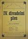 Heřmanův Městec, Heřman, SSM, IV. divadelní ples - plakát, 1987