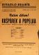 Praha-Braník, SDO, Kašpárek a Popelka - plakát, 1946