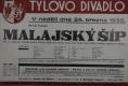 Kutná Hora, Tyl, Malajský šíp - plakát, 1935