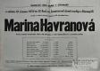 Dolní Sloupnice, OB, Marina Havranová - plakát, 1954