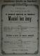 Praha-Smíchov, Ochotnické divadlo U zlatého anděla, Manžel bez ženy, Jeden z nás semusí oženit, - plakát, 1865