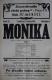 Praha-Holešovice, Beseda Tyl, Monika - plakát, 1907