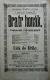 Polička, Ochotníci, Bratr honák - Útěk do Afriky - plakát, 1871