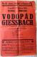 Vysoké nad Jizerou, Krakonoš, Vodopád Giessbach, 1918 - plakát