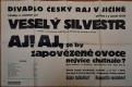 Jičín, Tyl, Aj! Aj - plakát, 1934