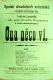 Kostelec nad Černými Lesy, SDO, Ona něco ví - plakát, 1888