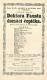 Chrudim, Ochotníci, Doktora Fausta domácí čepička - plakát, 1864