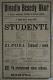 Praha-Nové Město, Beseda Okoř, Studenti, Zloděj, Známosť z novin - plakát, 1905