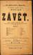 Havlíčkův Brod, SDO, Závěť - plakát, 1891
