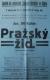 Žďár nad Sázavou, Sázavan-Havlíček, Pražský žid - plakát, 1921