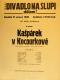 Praha-Nové Město, Vzděl. sbor vyšehradský, Divadlo Na Slupi, Kašpárek v Kocourkově - plakát, 1935