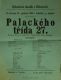 Dětenice, Ochotnické divadlo, Palackého třída 27 - plakát, 1889