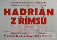 Makov, OB, Hadrián z Římsů - plakát, 1954