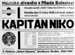 Mladá Boleslav, Kolár - plakáty 1936-1950, Kapitán Niko, 1936