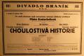 Praha-Braník, SDO, Divadlo Braník, Choulostivá historie - plakát, 1930