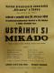 Sádek, SDO Klicpera, Ustřihni si mikádo - plakát, 1932