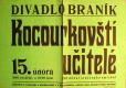 Praha-Braník, SDO, Kocourkovští učitelé - plakát, 1948