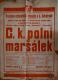Ostroměř, Komenský, C. k. polní maršálek - plakát, 1930