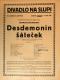 Praha-Nové Město, Divadlo Na Slupi, Desdemonin šáteček - plakát, 1937
