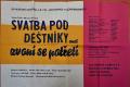 Hořice, Tyl, Svatba pod deštníky - plakát, 1965
