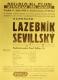 Praha-Nové Město, Divadlo Na Slupi, Lazebník sevillský - plakát, 1942