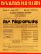 Praha-Nové Město, Divadlo Na Slupi, Jan Nepomucký - plakát, 1939