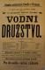 Přelouč, Besední ochotnické divadlo, Vodní družstvo - plakát, 1893