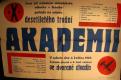 Praha-Braník, Čsl. mládež socialistická - svaz, Akademie, v Divadle Braník, - plakát, 1929