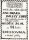 Klecany, Klecánek, Jak draka bolely zuby - plakát, 1999