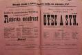 Polička, Spolek divadelních ochotníků, Rabínská moudrost - Otec a syn - plakát, 1903