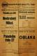 Třebíč, Tyl, Neohrožený Mikeš - Tulácké dobrodružství - plakát, 1940, Palackého třída 27. - Oblaka - plakát, 1941